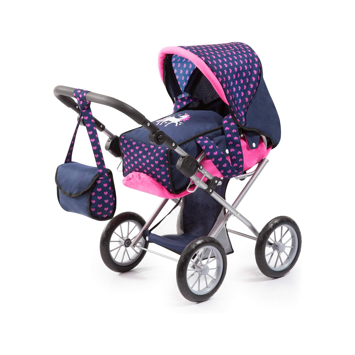 Baby Doll City Star Pram Polka Dots
