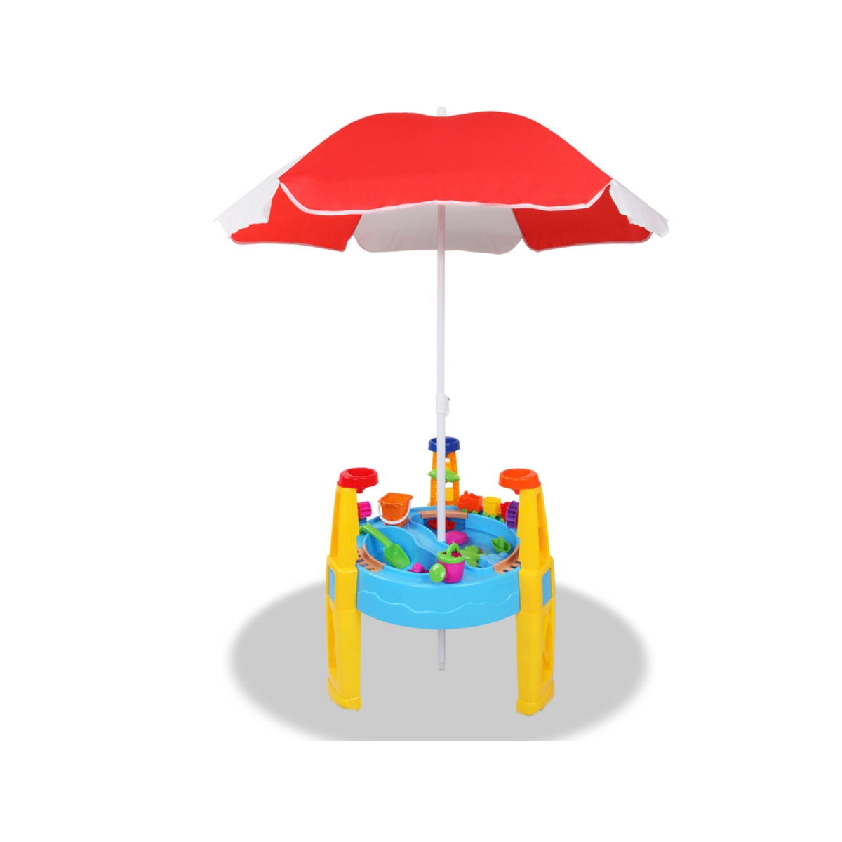 Keezi Kids Sand & Water Play Set with Umbrella
