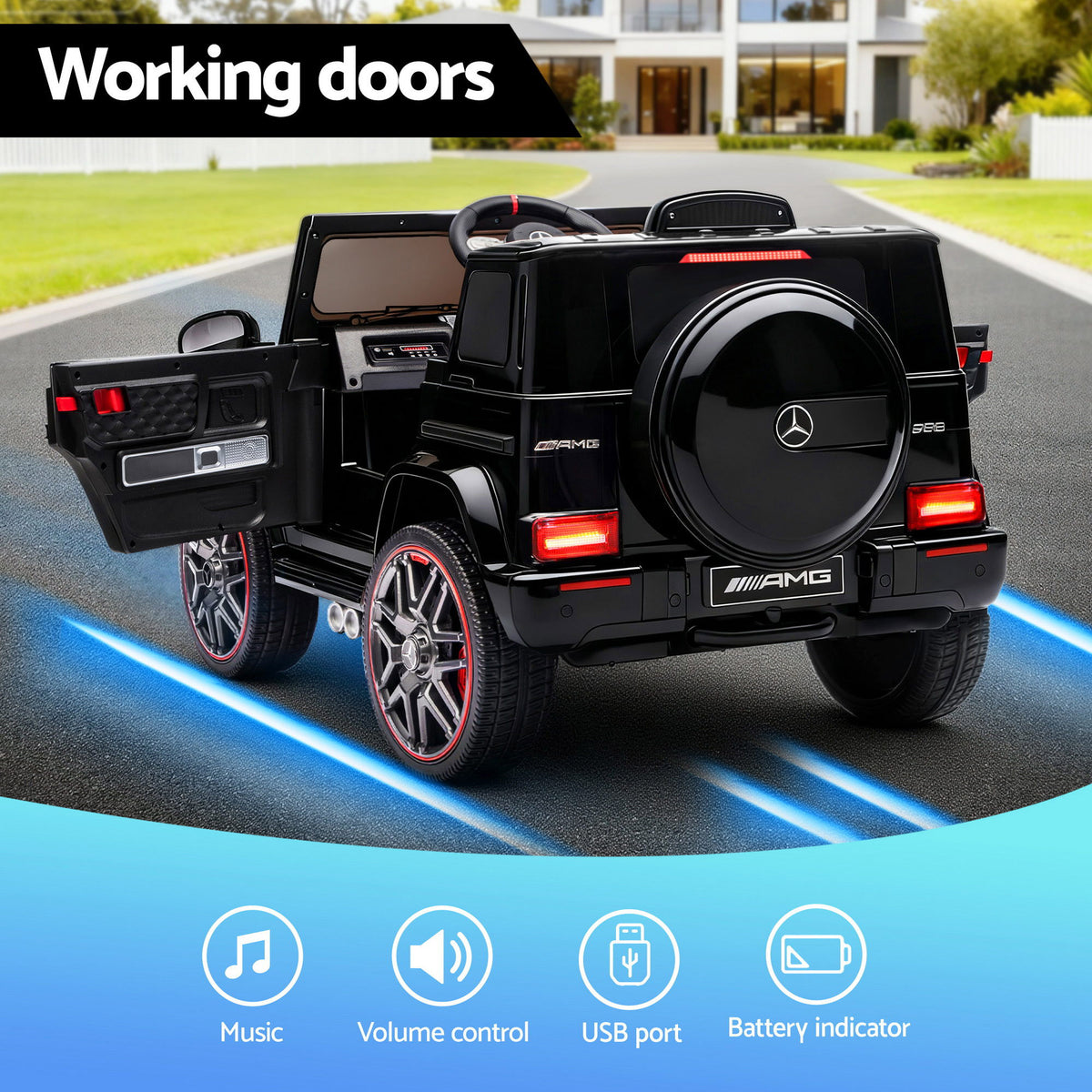 KIDS AMG G63 ELECTRIC RIDE ON CAR