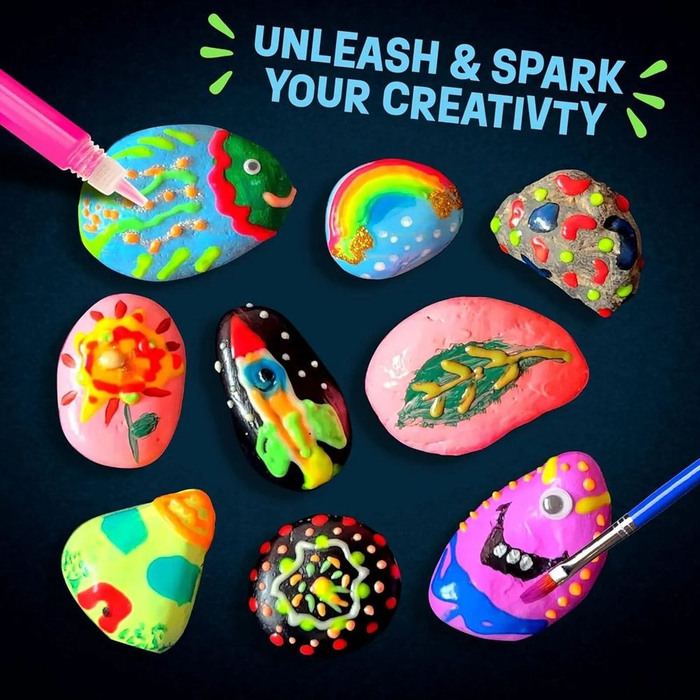 Glow in the Dark Rock Painting Kit