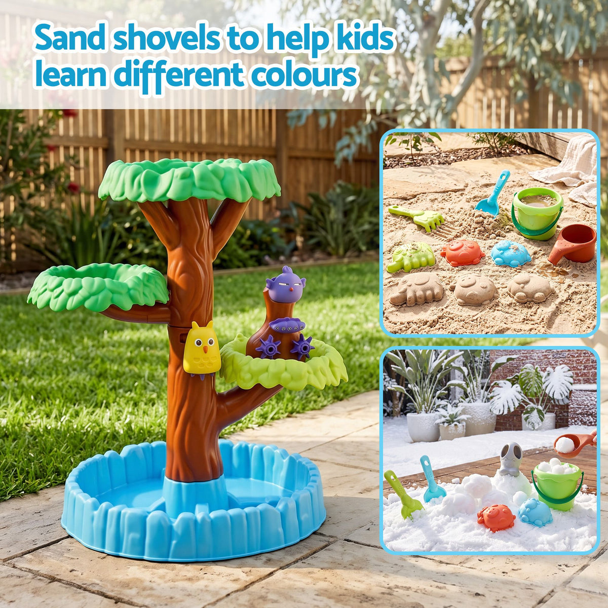 Keezi kids 62cm Tree Sand & Water Play Set
