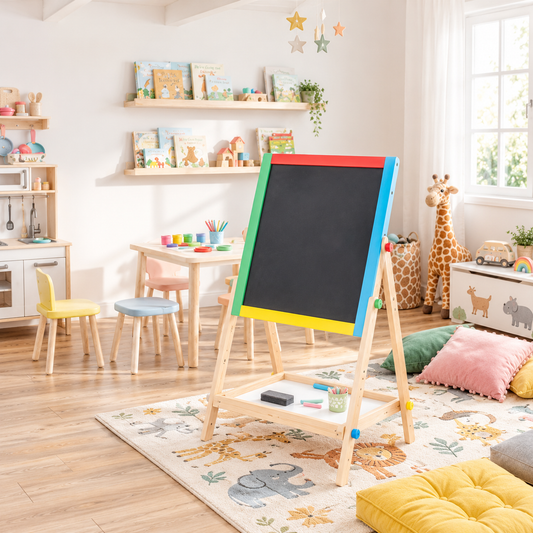 Carla 2 in 1 Chalkboard & Whiteboard
