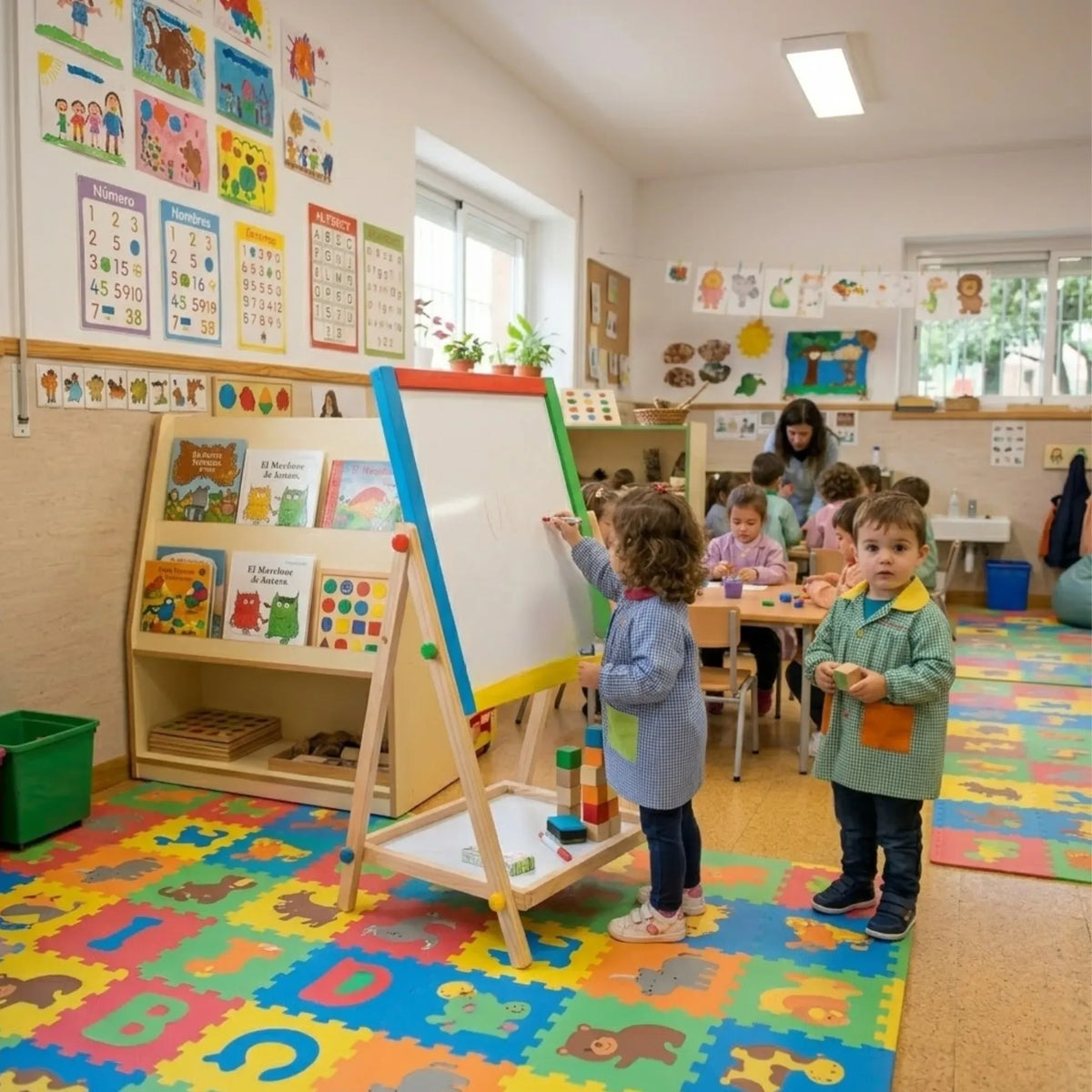 Carla 2 in 1 Chalkboard & Whiteboard