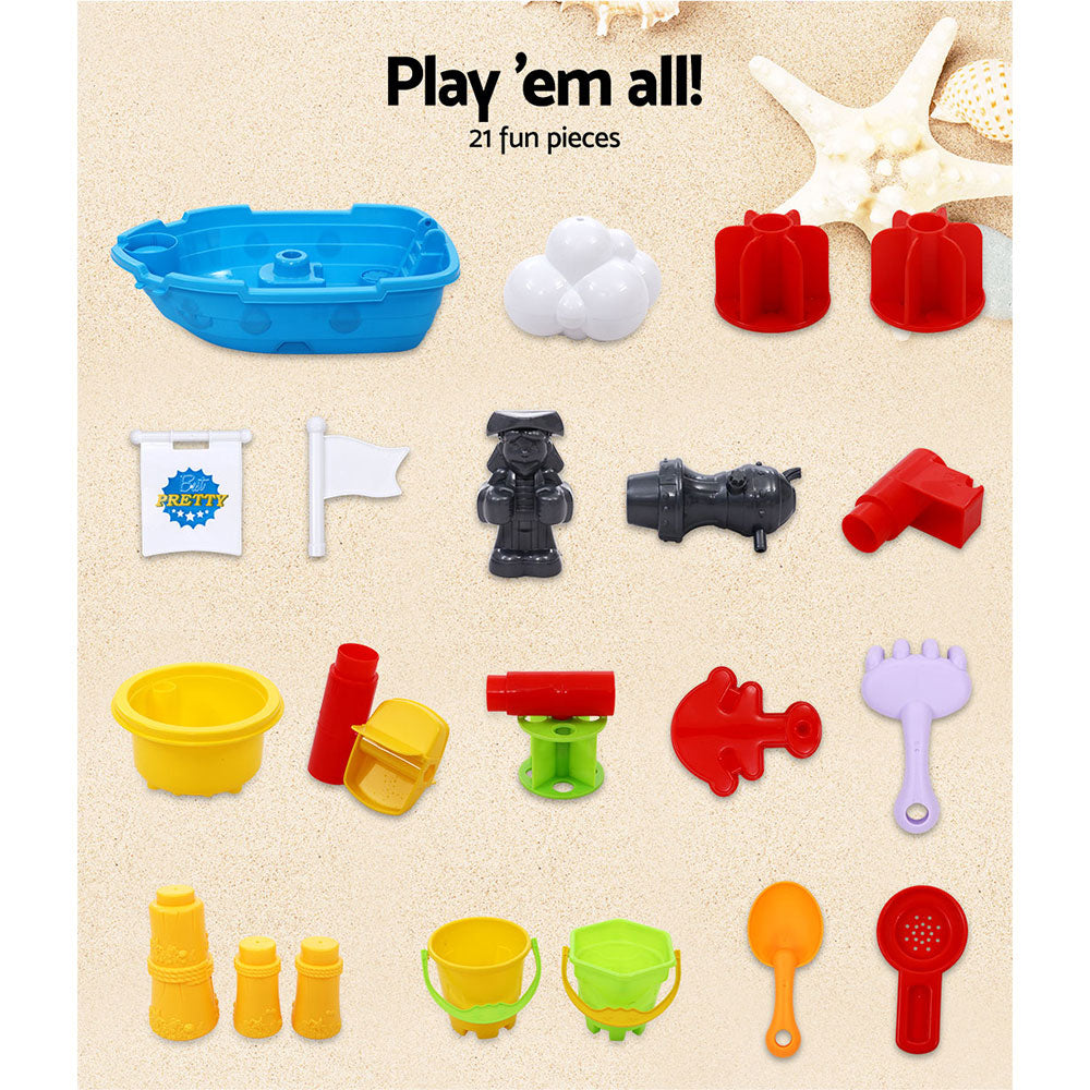 Keezi Kids Sand & Water Boat Play Set