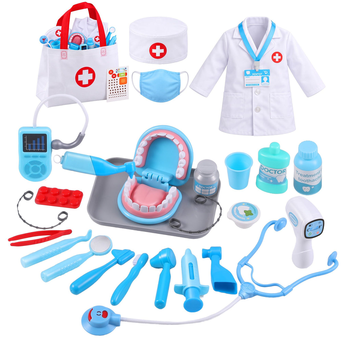 Keezi Kids 30pc Doctor Playset