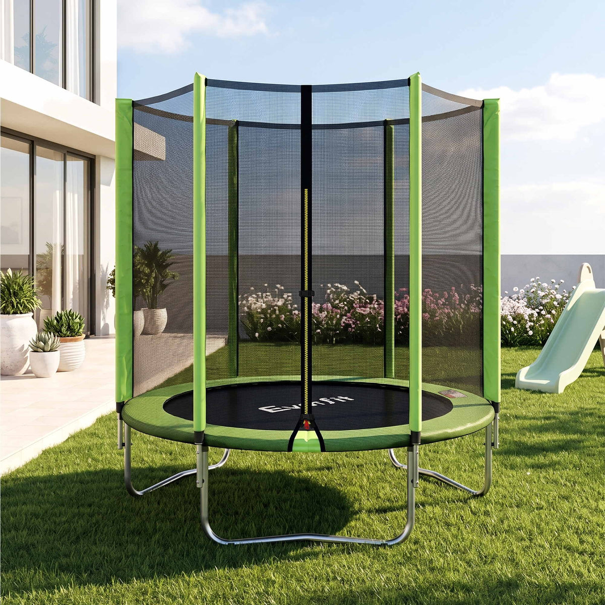 Everfit 6ft 60kg Kids Trampoline with Net Enclosure