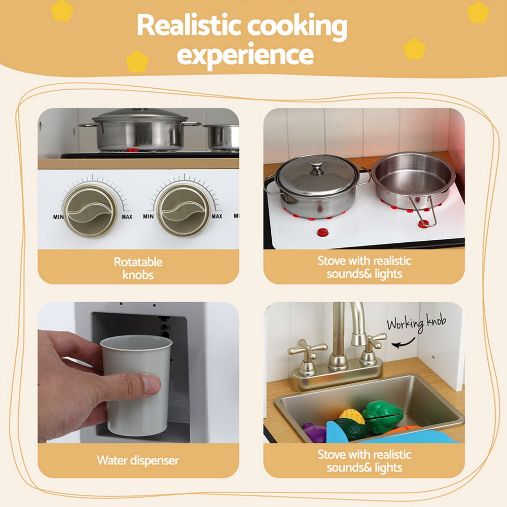 Keezi Kids Luxe Kitchen Pretend Play Set