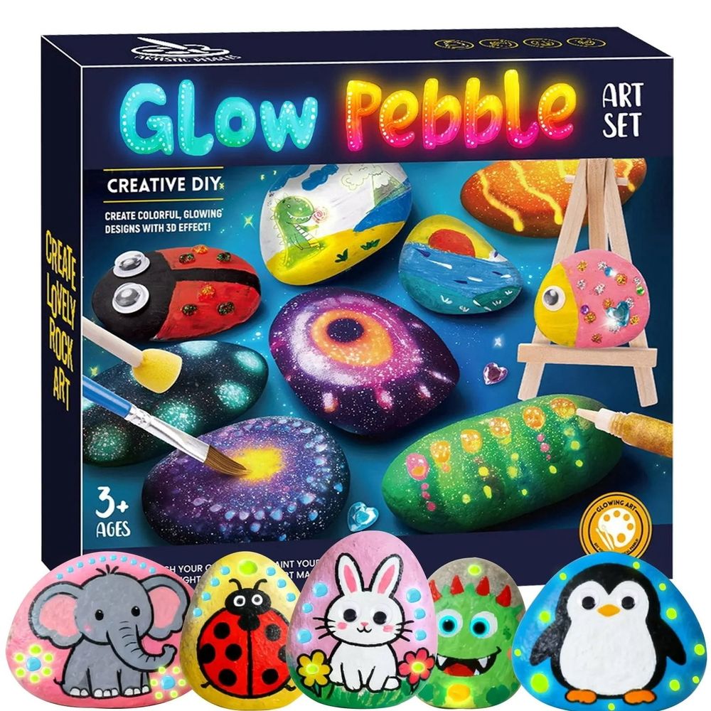 Glow in the Dark Rock Painting Kit