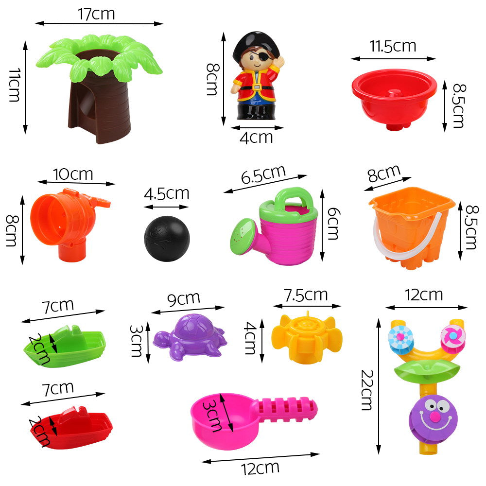 Keezi Kids Pirate Boat Sand & Water Play Set