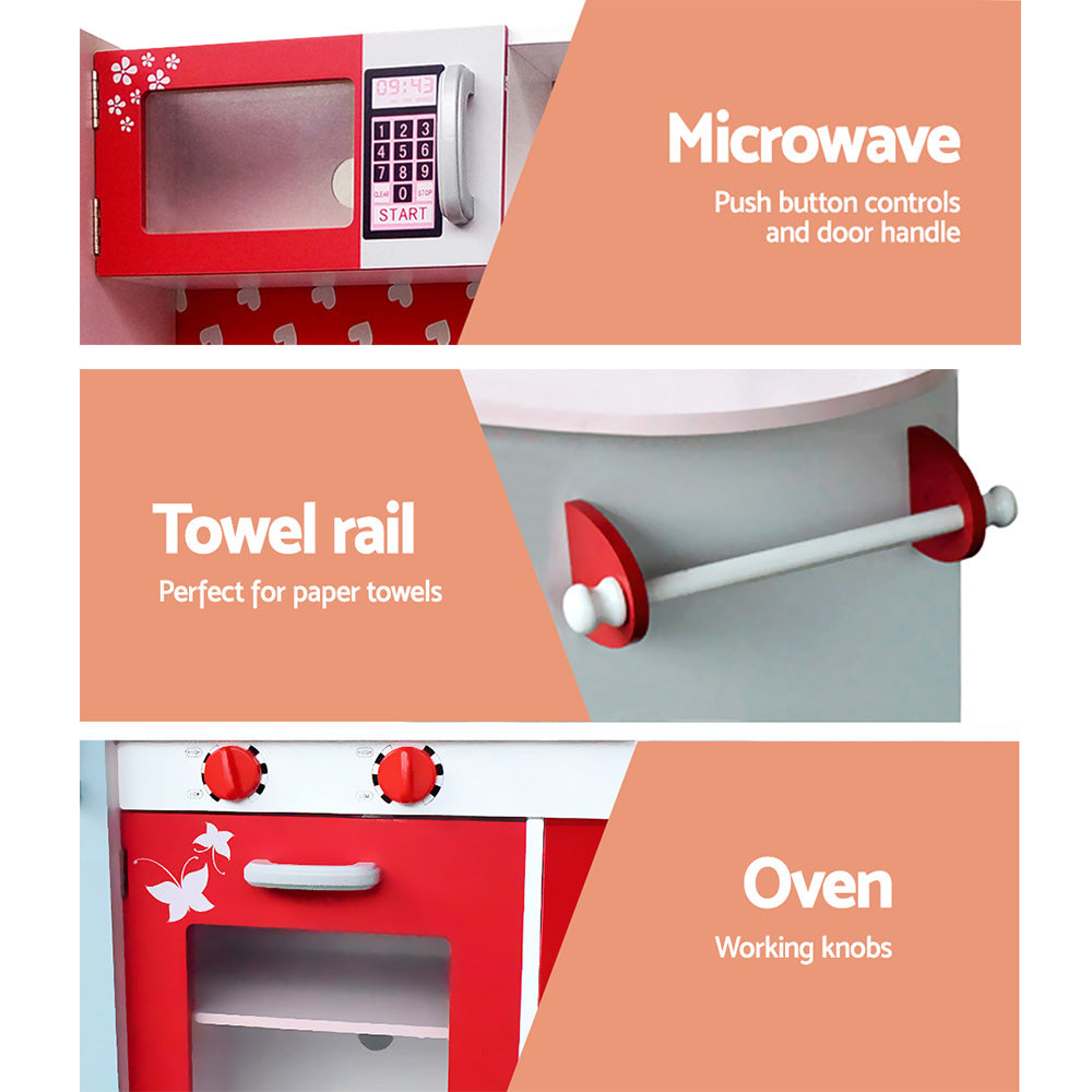 Keezi Kids Multi Function Pretend Play Kitchen