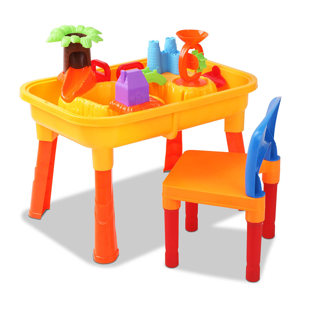 Keezi Kids Sand & Water Table with Chair Play Set