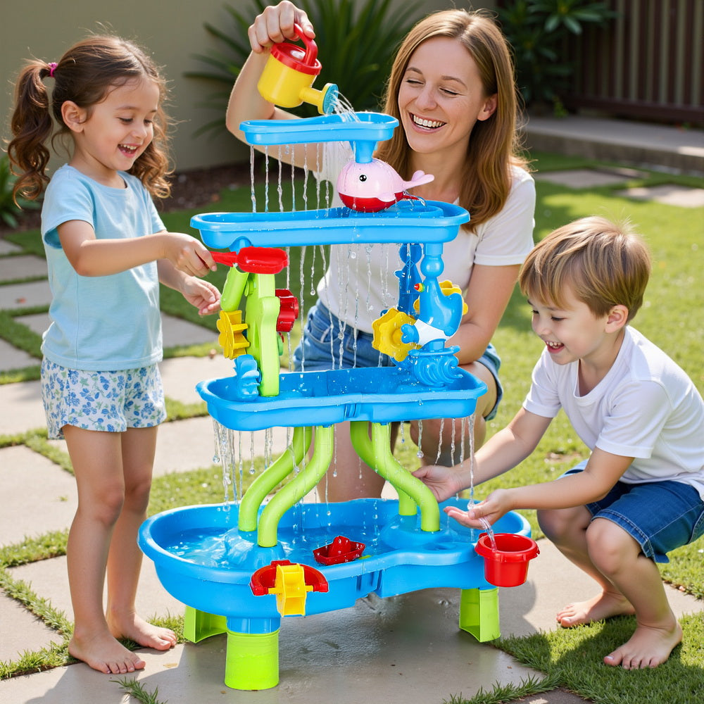 Keezi Kids Waterfall Tower Sand & Water Play Set